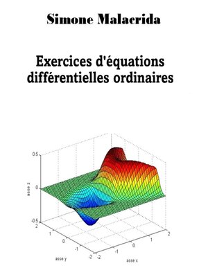 cover image of Exercices d'équations différentielles ordinaires